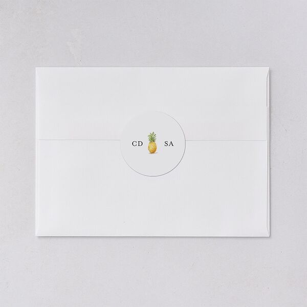 Charming Charleston Wedding Stickers Pure White Sticker