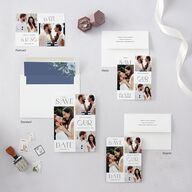 Beloved Union Save the Date Postcards Ocean