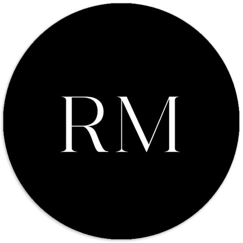 Modern Contrast Wedding Stickers Midnight Circle