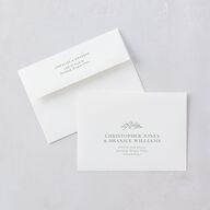 Simple Rustic Wreath Save the Date Cards Eucalyptus Signature smooth Blank No Standard