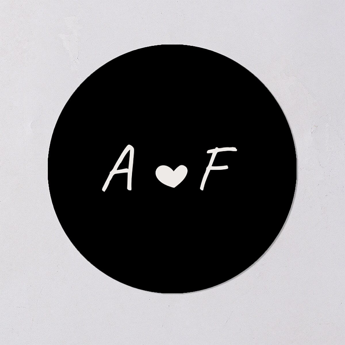 Customizable Couple Wedding Stickers Couple 1 Circle
