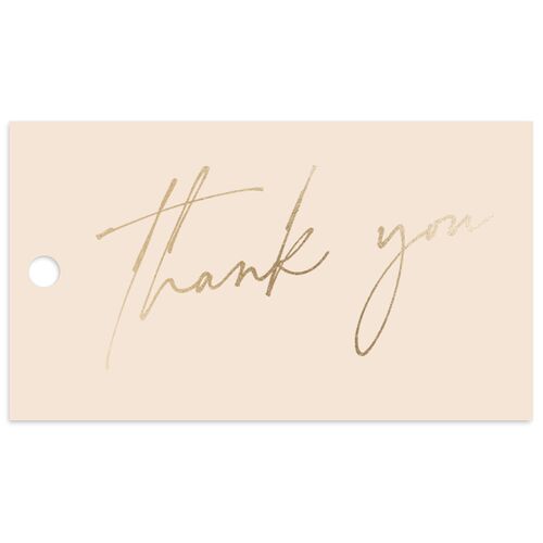 Just Love Favor Gift Tags Gold Sand Signature
