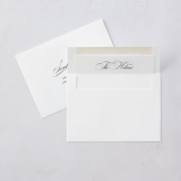 Gilded Wreath Wedding Invitations Gold Pure White Signature Blank No Standard