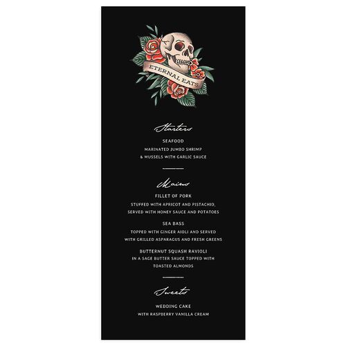 Til Death Tattoos Menus Midnight Signature