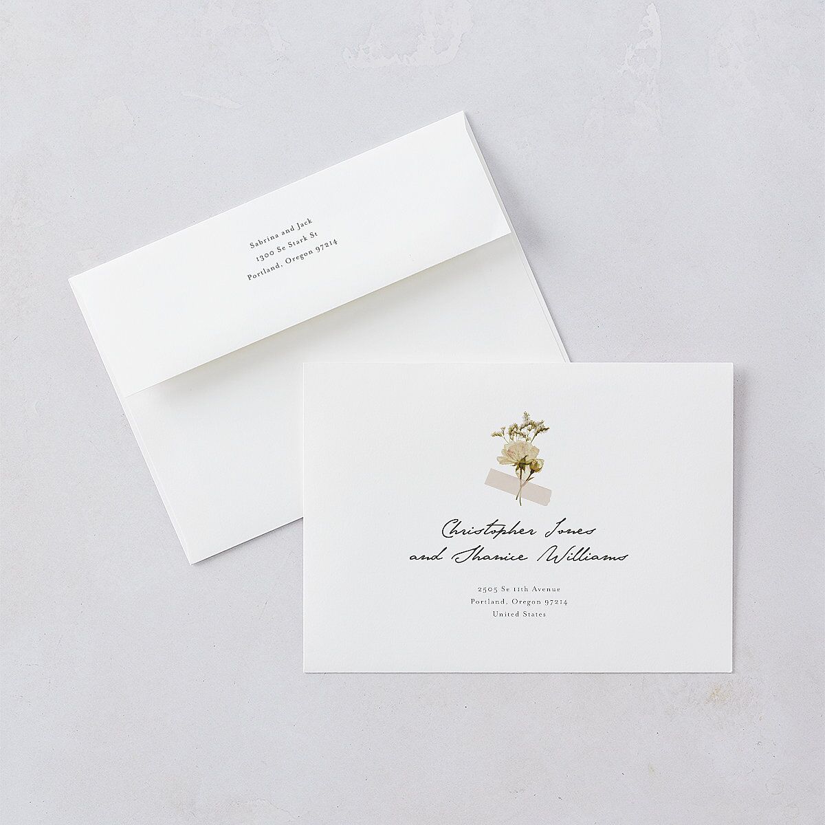 Scrapbook Photo Wedding Invitations Thyme Signature Blank No Standard