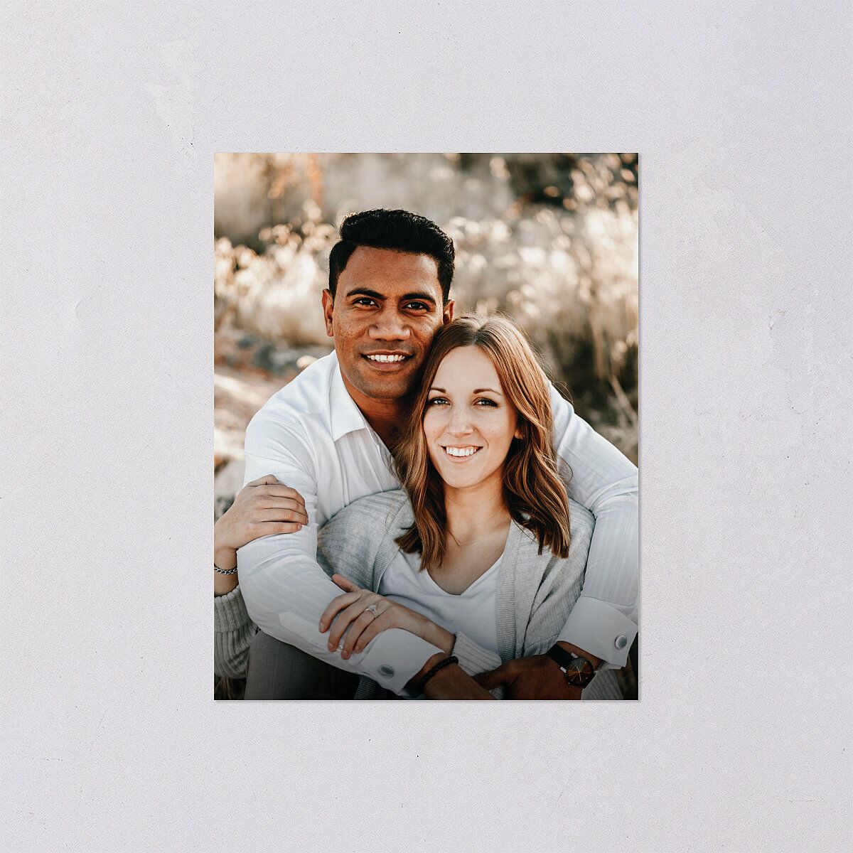 Dainty Monogram Save the Date Petite Cards Moon Rock Signature smooth Blank No Standard
