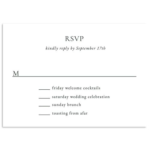Watercolor Mountains Wedding Response Cards Thyme Signature