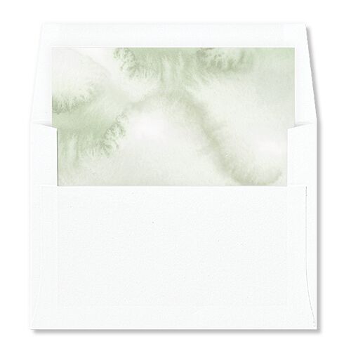 Leafy Frame Standard Envelope Liners Hunter Green Standard
