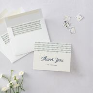 Vintage Mountain Thank You Cards Dusty Blue