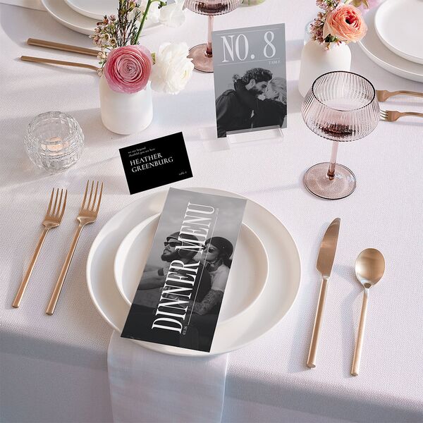 Magazine Cover Table Numbers Licorice Signature