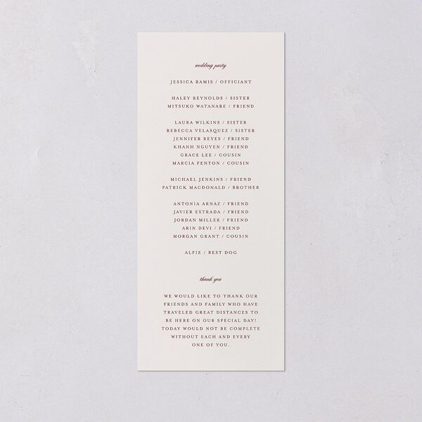 Elegant Lighthouse Foil Wedding Programs Gold Maroon Signature