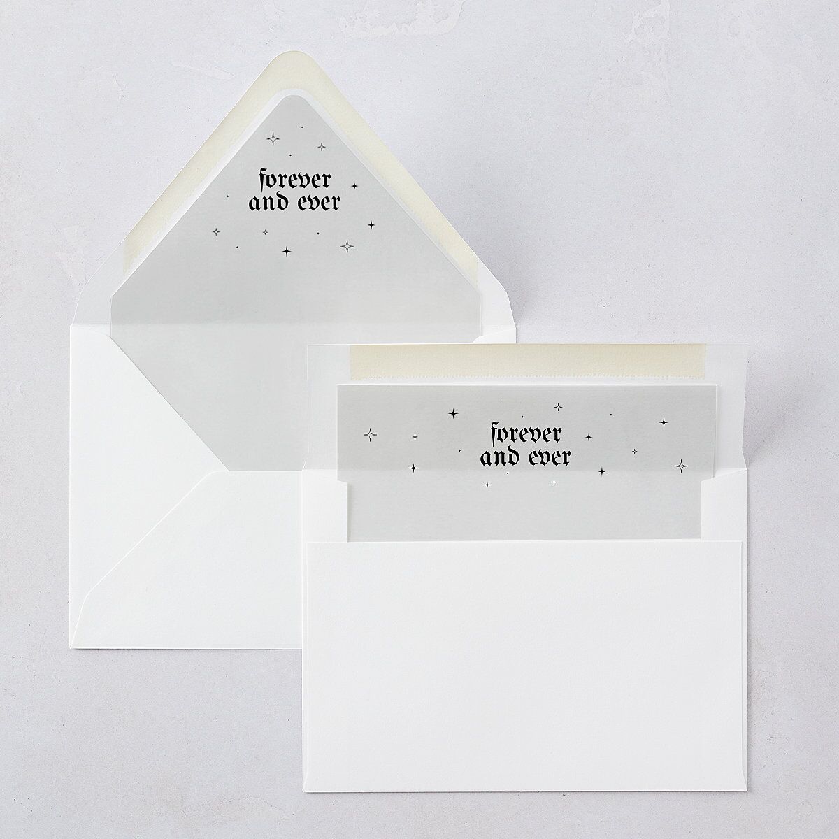 Moody Gothic Rose Euro Envelope Liners Midnight Luxe