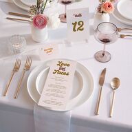 Disco Love Place Cards Umber Signature