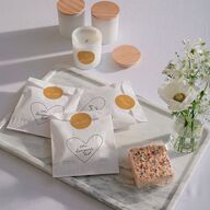 Sunny Day Modern Script Wedding Stickers Pure White Circle