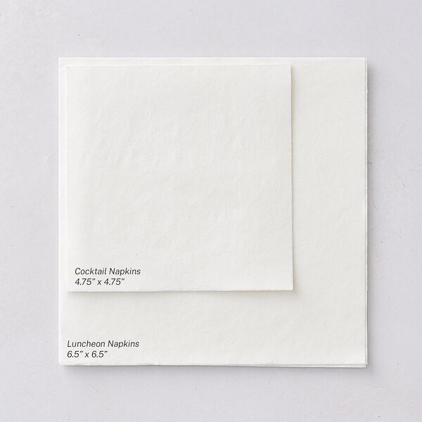 Romantic Calligraphy Cocktail Napkins Silver Napkin Uncoined