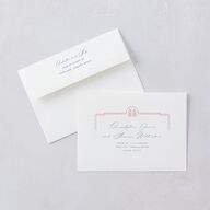 Eternal Devotion Rehearsal Dinner Invitations Garnet Signature Blank