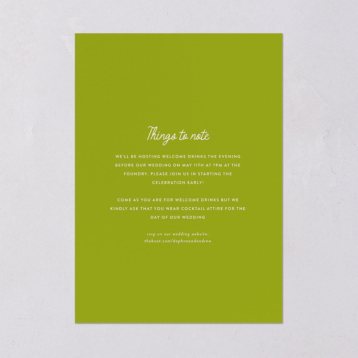 Eclectic Painted Stripes Wedding Invitations Pear Signature Blank No Standard
