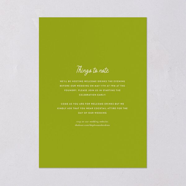 Eclectic Painted Stripes Wedding Invitations Pear Signature Blank No Standard
