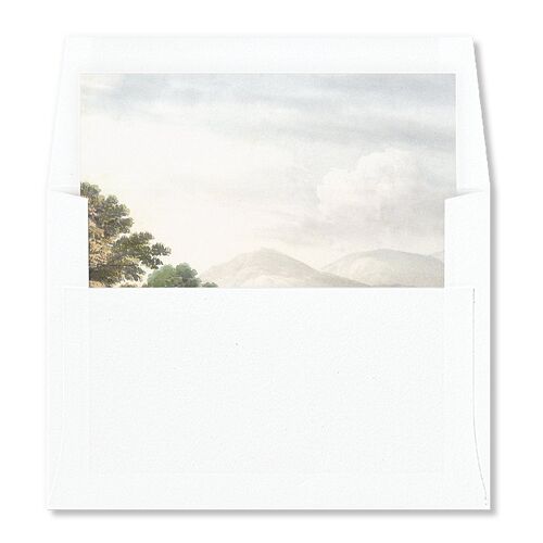 Vintage Landscape Standard Envelope Liners Standard Dark Green Liner