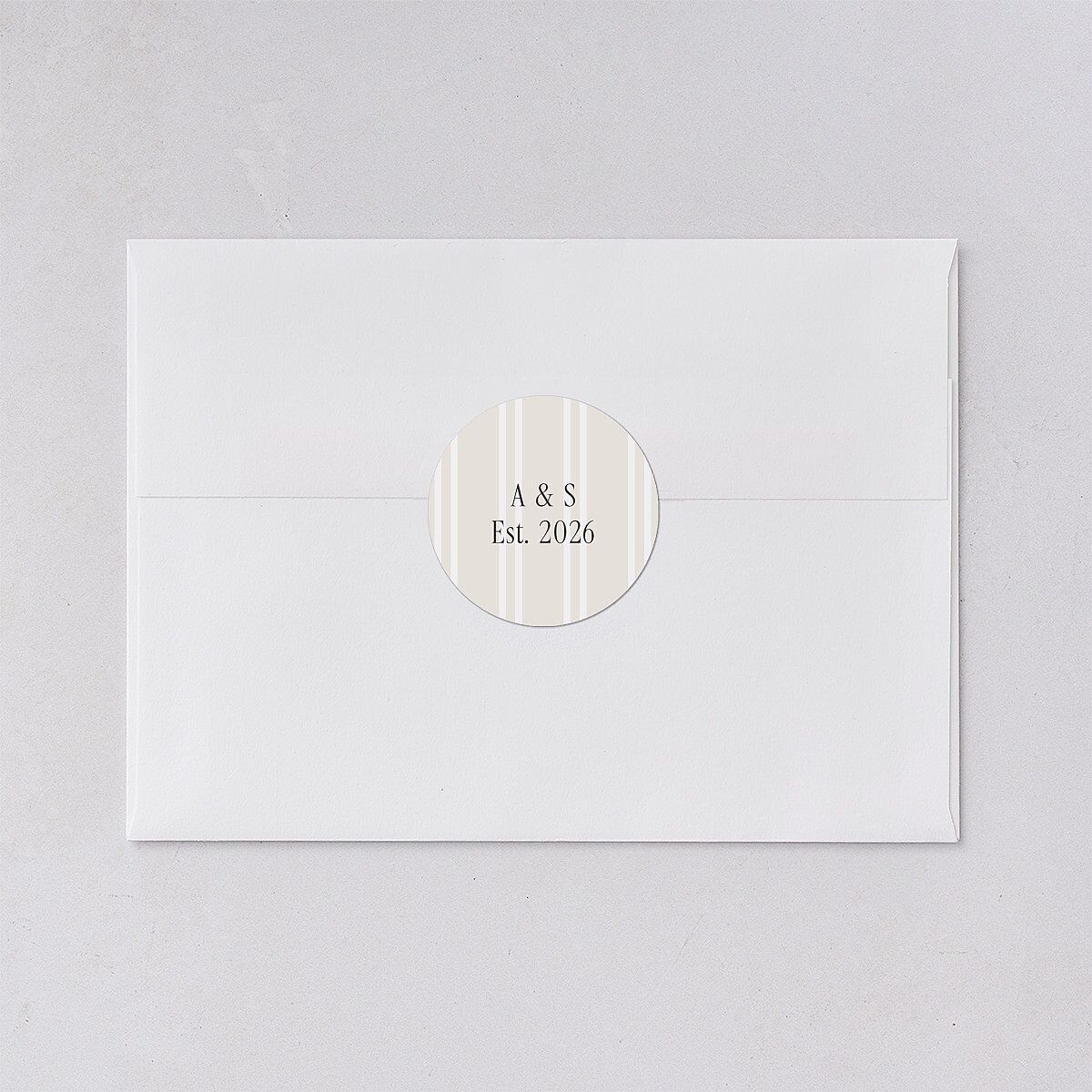 Timeless Happy Holiday Photo Holiday Stickers Pure White Circle
