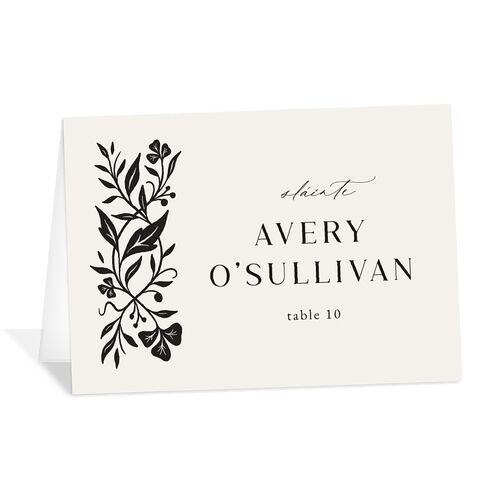 Celtic Knot Place Cards Midnight Signature