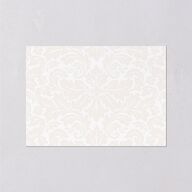 Elegant Damask Wedding Response Cards Gold Pure White Signature Standard