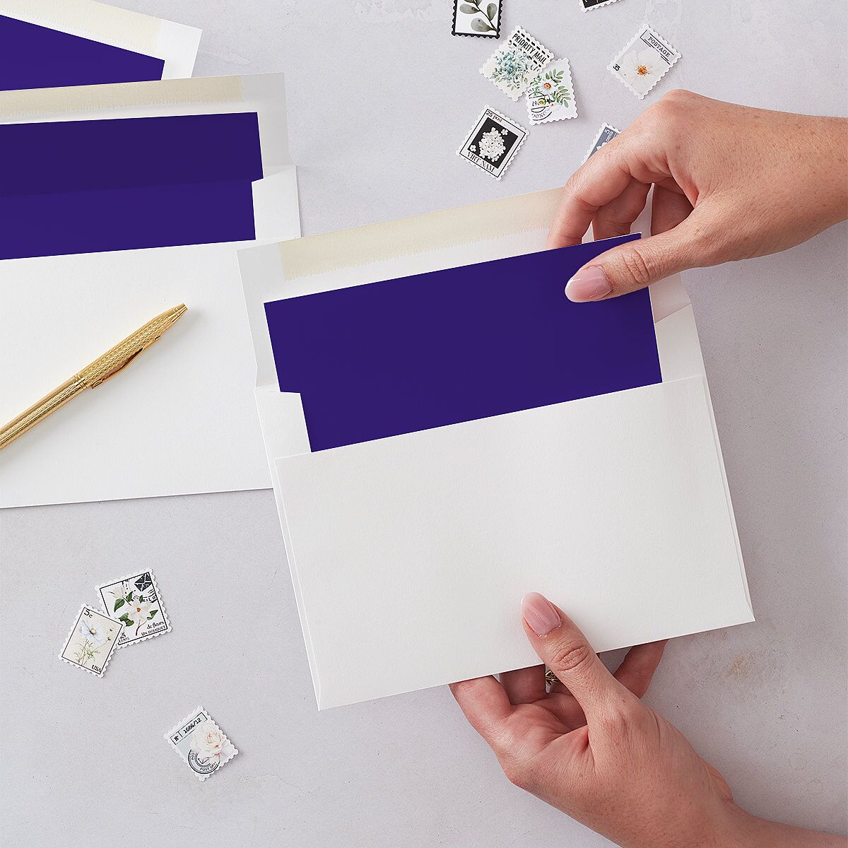 Happy Hanukkah Envelope Liners — view 2