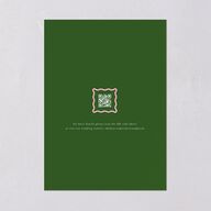 Wavy Frame Photo Wedding Invitations Scottish Green Signature Blank No Standard
