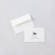 Aspen Wedding Response Cards Gold Pure White Signature Standard