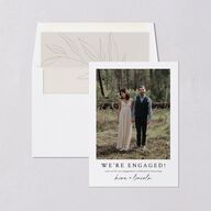 Captured Love Engagement Party Envelope Liners Pure White Standard