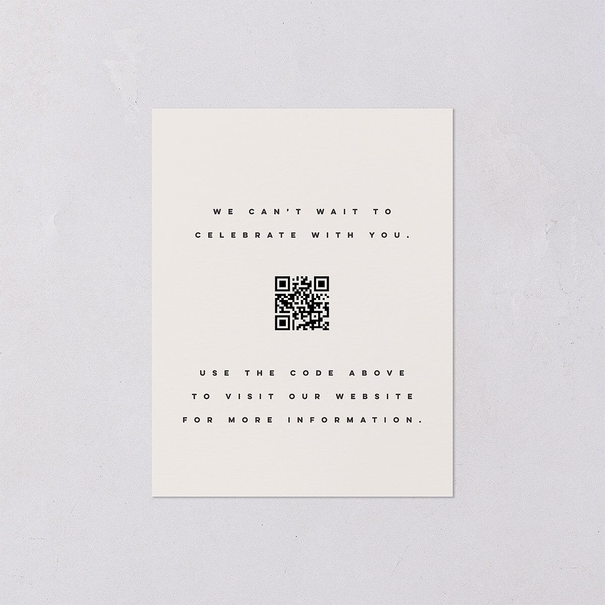 Editorial Names Save the Date Petite Cards Champagne Signature smooth Blank No