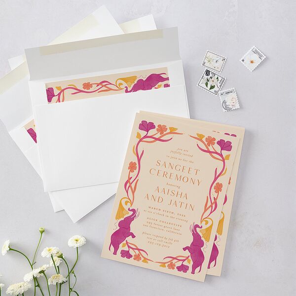 Majestic Legacy Rehearsal Dinner Invitations Mulberry Signature Blank