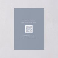 Mountain Wildflowers Wedding Response Cards Dusty Blue Signature Standard