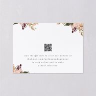 Moody Romance Wedding Response Cards Gold Midnight Signature Standard