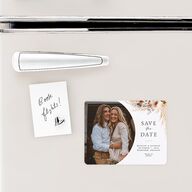Bohemian Floral Hoop Save The Date Magnets Camel Magnet Paper