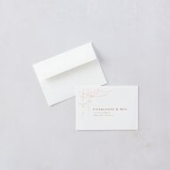 Enchanted Evening Wedding Response Cards Rust Signature Standard