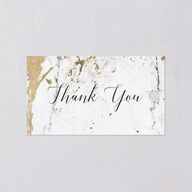 Marble and Gold Favor Gift Tags Dark Emerald Signature