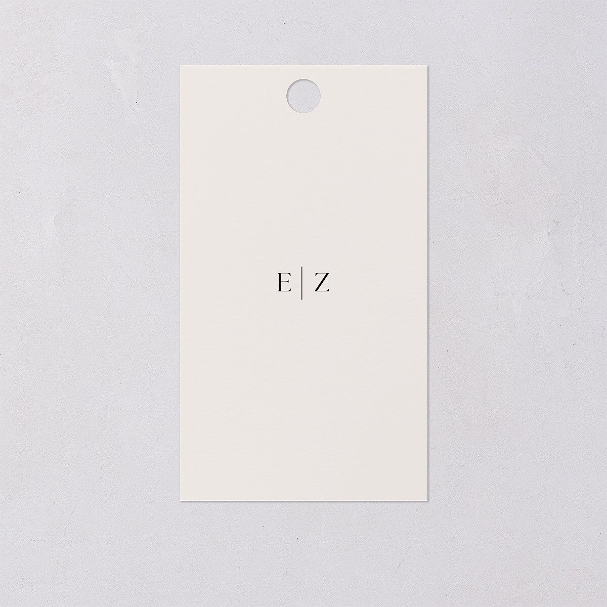 Simple Bohemian Wildflowers Favor Gift Tags Cotton Signature