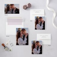 Ethereal Floral Save The Date Magnets Sheer Lilac Magnet Paper