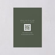 Romantic Photo Wedding Response Cards Gold Hunter Green Signature Standard