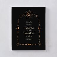 Celestial Galaxy Guest Books Midnight