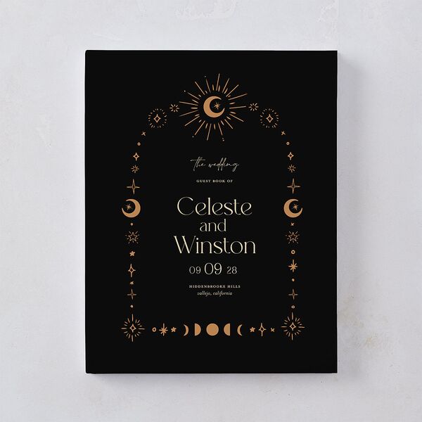 Celestial Galaxy Guest Books Midnight