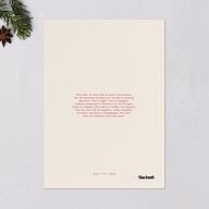 Vintage Film Holiday Holiday Cards Ruby Signature Blank Portrait  Standard