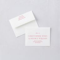Hawaiian Tropical Orchid Oval Thank You Cards Crimson