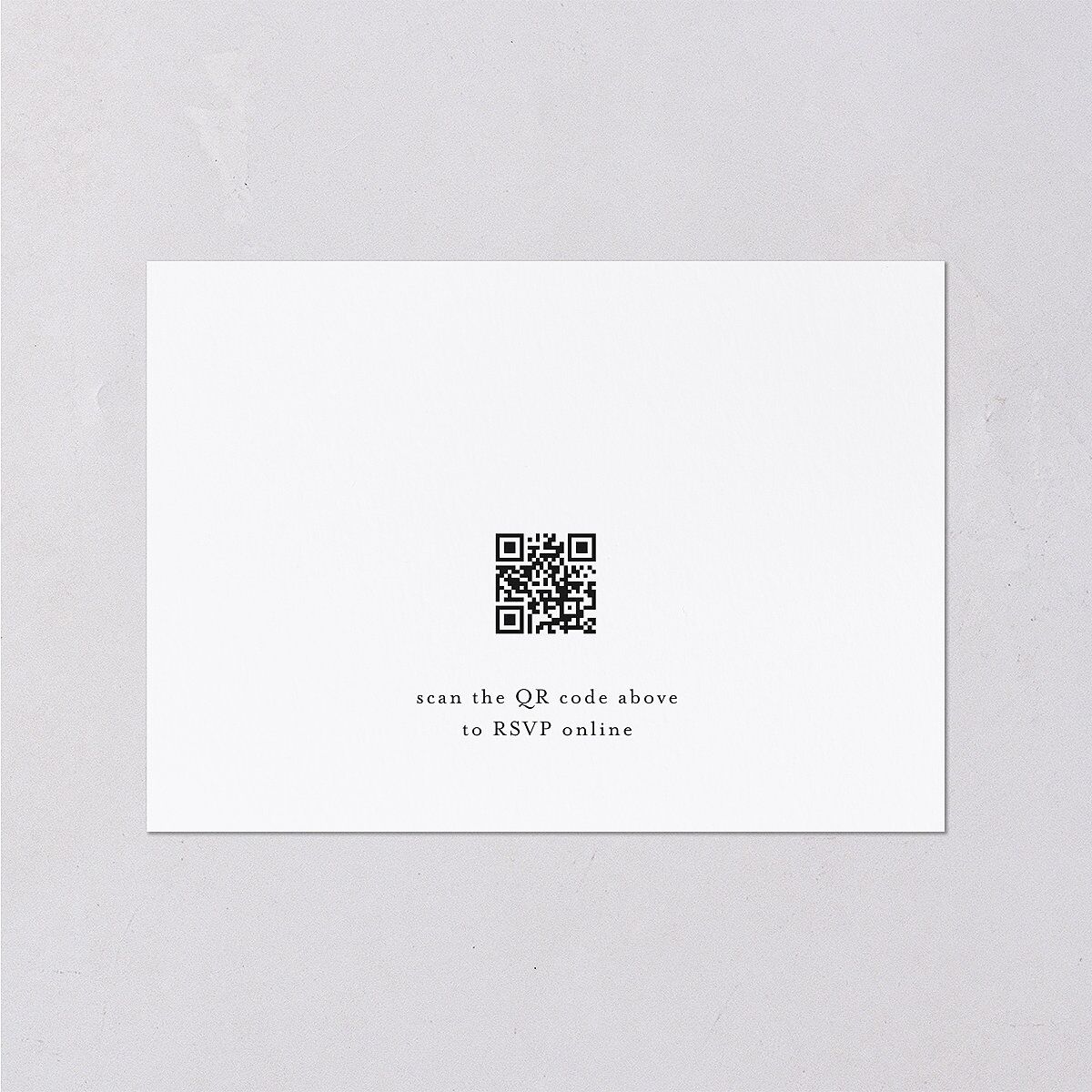Rustic Pine Wedding Response Cards — view 2