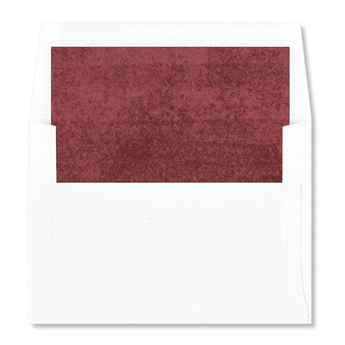 New Years Accent Envelope Liners Merlot Standard