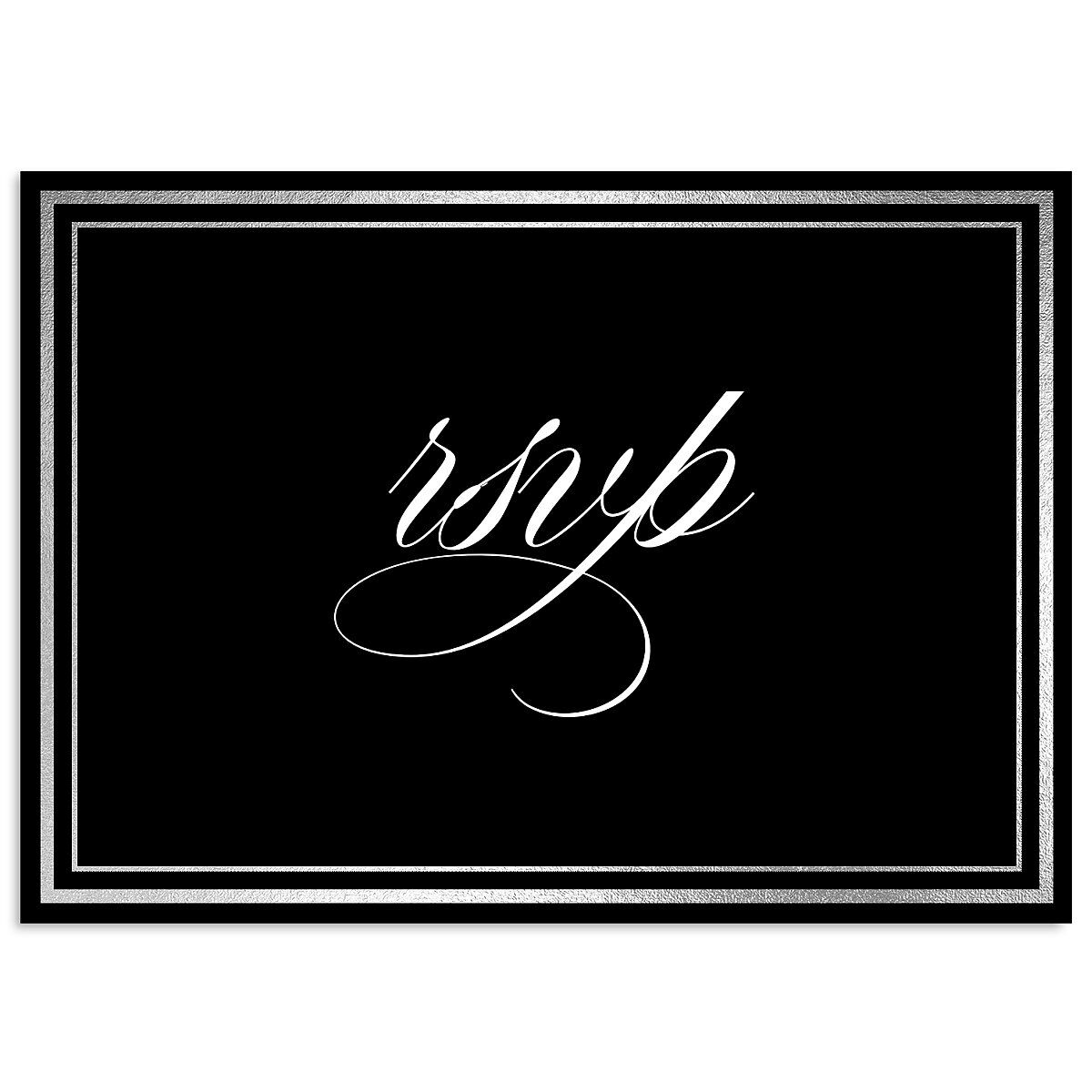 Polished Frame Wedding Response Cards