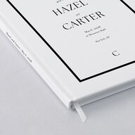 Simple Frame Guest Books Pure White