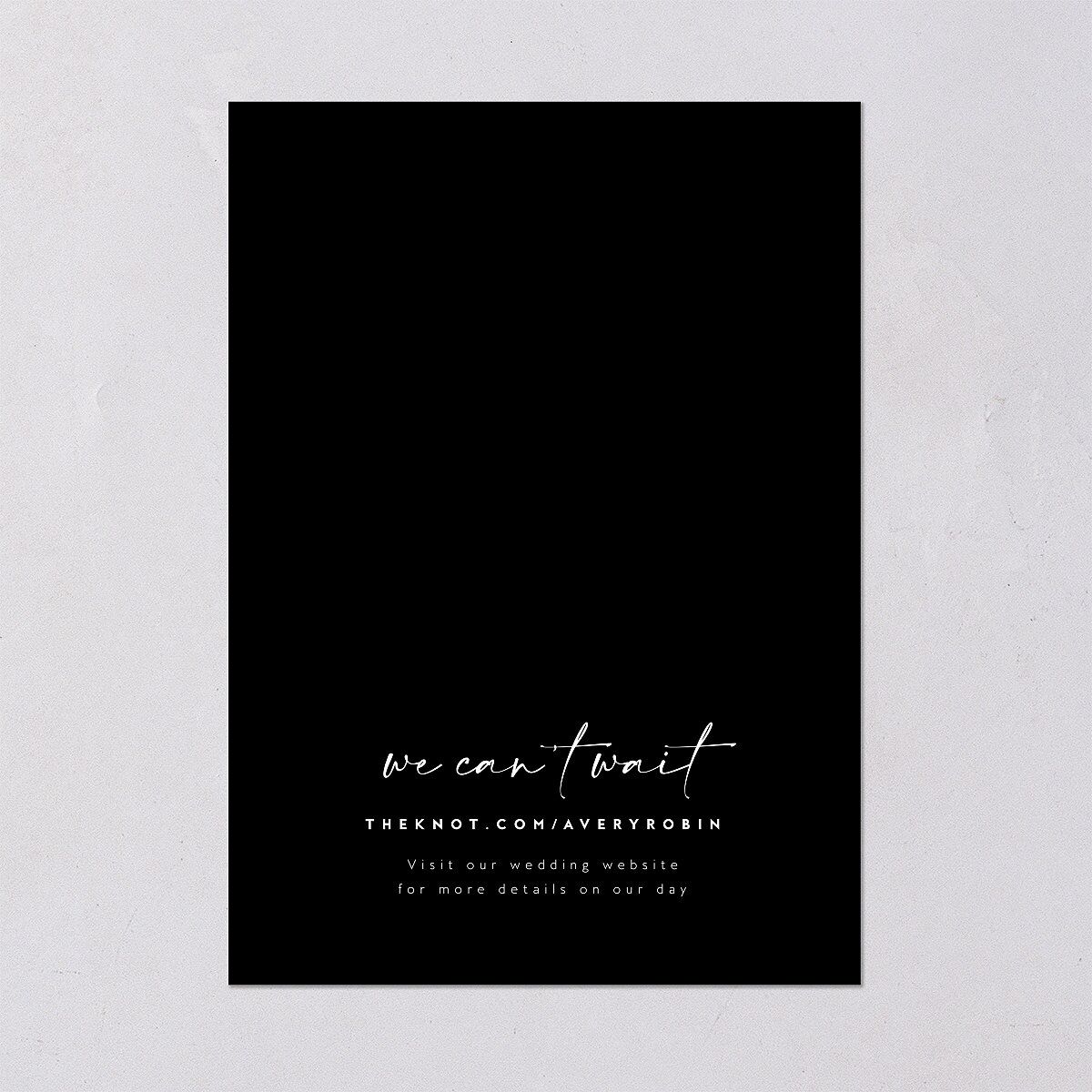 Modern Vow Save The Date Cards — view 3