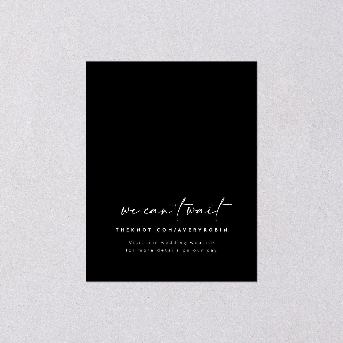 Modern Vow Save the Date Petite Cards — view 3